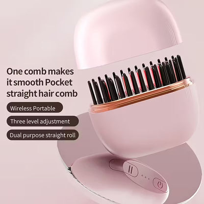 MEDIVIO Brush Portable Hair Straightening Comb